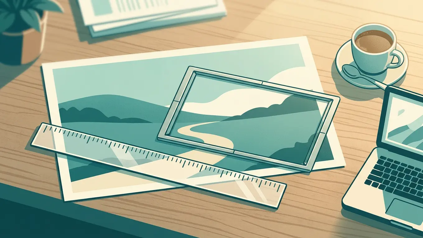 画像生成ツールは「16:9」と返したのに1376×768だった。アイキャッチを測って切った